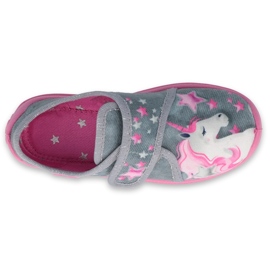Befado Kinderschuhe 560X117 rosa grau 2