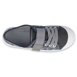 Befado Kinderschuhe 251Y155 blau grau 1