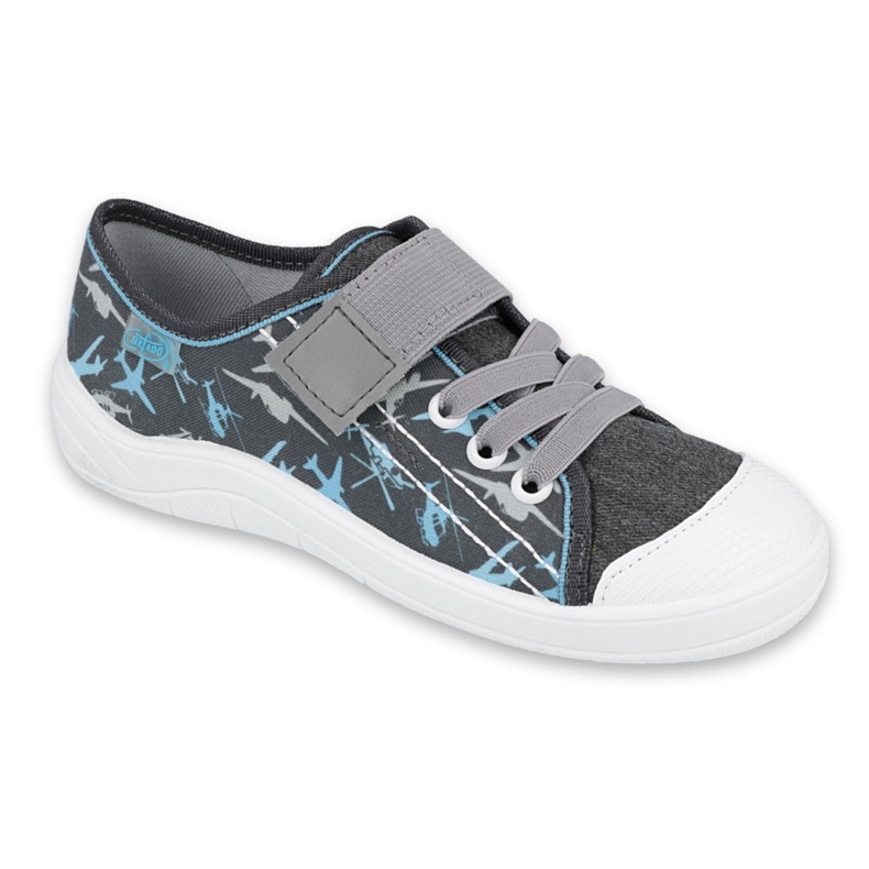 Befado Kinderschuhe 251Y155 blau grau 2