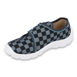 Befado Kinderschuhe 974X411 schwarz grau 1