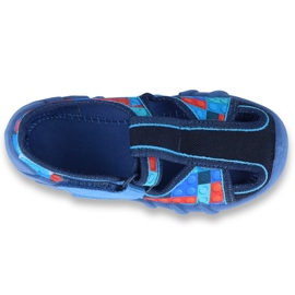 Befado Kinderschuhe 190P095 marineblau blau 1
