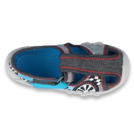 Befado Kinderschuhe 190P096 grau mehrfarbig 1