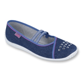 Befado Jugendschuhe 345Q164 navy blau 1