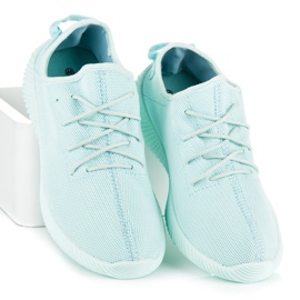 Vices Schnürschuhe aus Textil blau 2