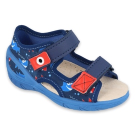 Befado Kinderschuhe PU 065P129 marineblau blau 1