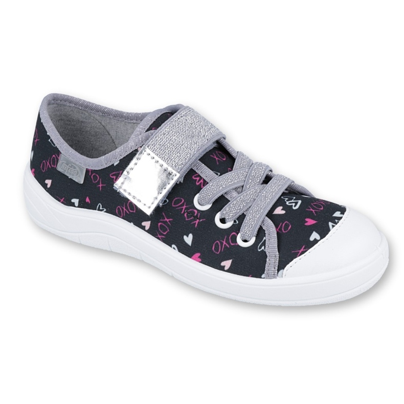 Befado Kinderschuhe 251Y142 rosa grau mehrfarbig 1