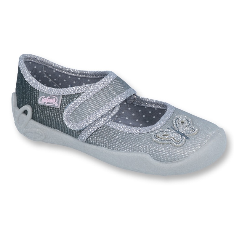 Befado Kinderschuhe 123X034 grau 2