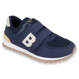 Befado Kinderschuhe bis 23 cm 516X038 gelb navy blau 2