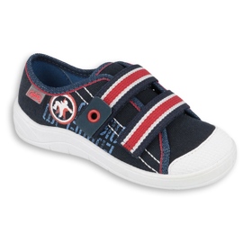 Befado Kinderschuhe 672X058 rot navy blau 1