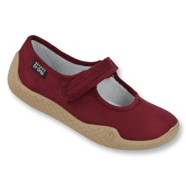 Befado Frauenschuhe pu-joung 197d003 Burgund rot 1