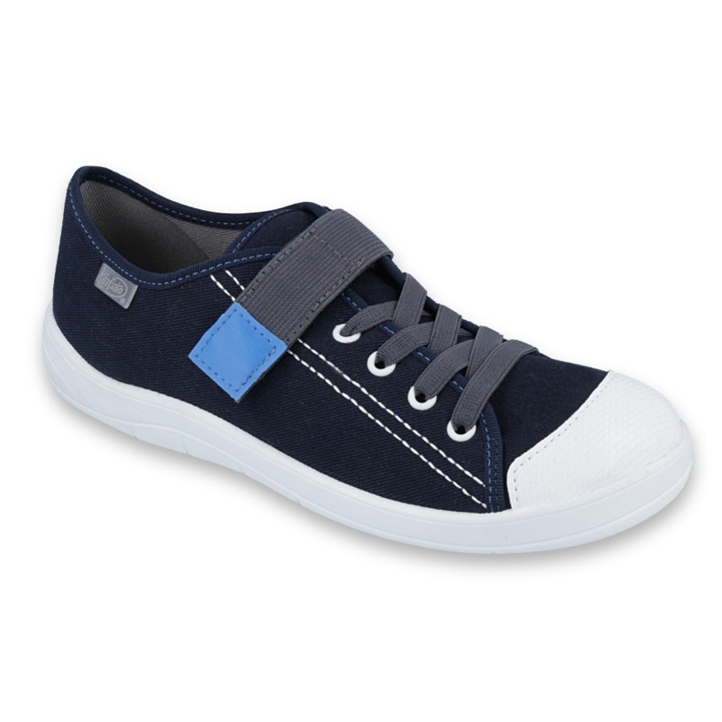 Befado Kinder -Turnschuhe mit Klettverschluss 251Q047 Marine Blue blau 1