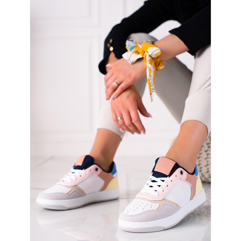 SHELOVET Farbige Sneaker für Damen mehrfarbig 1