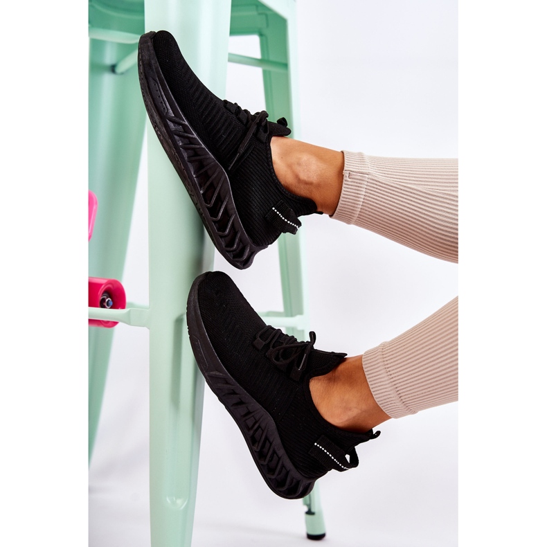 FM1 Sportliche Stoffschuhe für Damen Schwarz Lenney 2