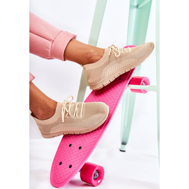 FM1 Damen Beige Sequro Slip On Sportschuhe 1