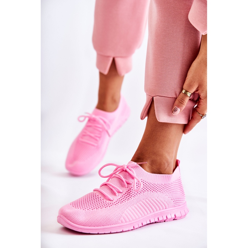 FM1 Damen Pink Sequro Slip On Sportschuhe rosa 1