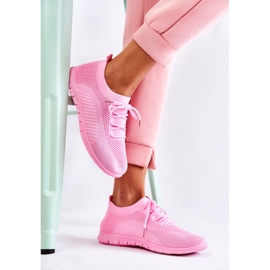 FM1 Damen Pink Sequro Slip On Sportschuhe rosa 2