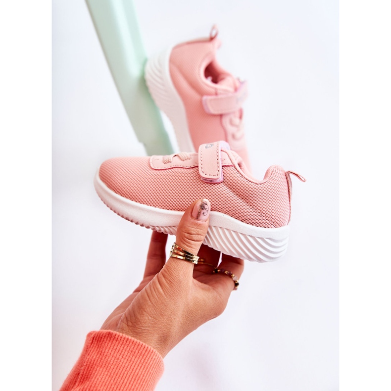 FR1 Sportschuhe für Kinder mit Klettverschluss Rosa Lexy 1
