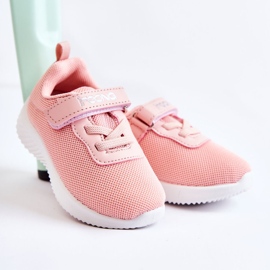 FR1 Sportschuhe für Kinder mit Klettverschluss Rosa Lexy 2