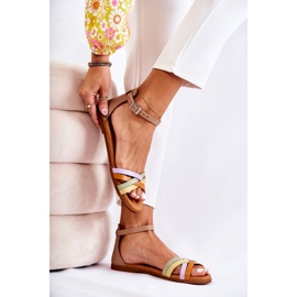 Modische Damen Sandalen Maciejka L4953-04 Multicolor beige mehrfarbig 1