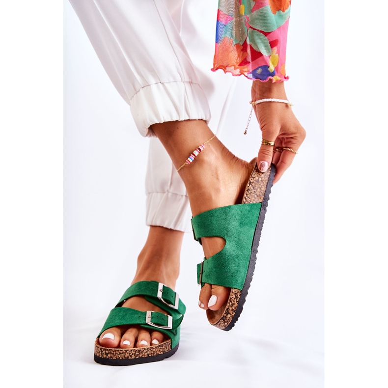 FB1 Grüner Slip-on Misandei für Damen 2