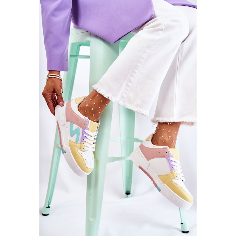 PS1 Sportschuhe für Damen, weiß und gelb Francis mehrfarbig 1