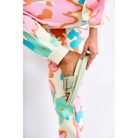 Grüne Damenhausschuhe mit einer Schnalle Devia 2