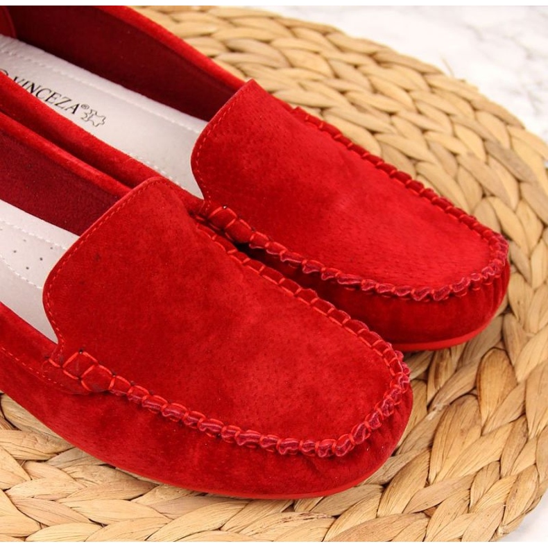 Rote Leder-Slipper aus Vinceza 3