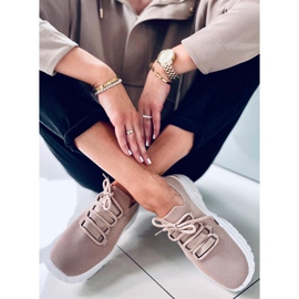 Wendy Khaki-Sockenturnschuhe beige 1