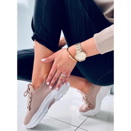 Wendy Khaki-Sockenturnschuhe beige 2