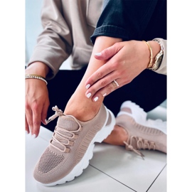 Thorne Sneaker mit Socken in Khaki beige 1