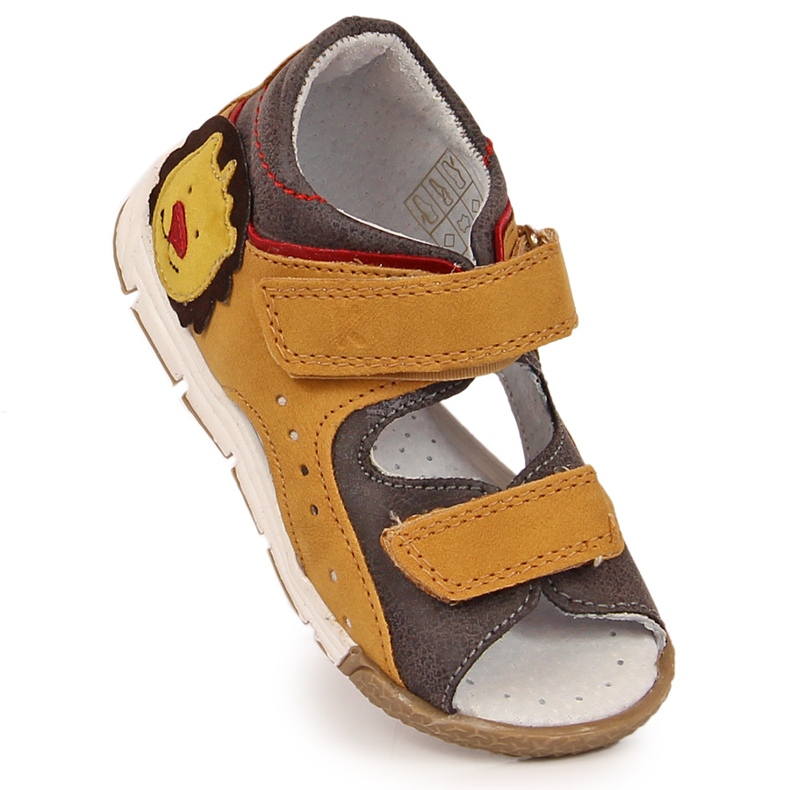 Sandalen für Jungen mit Klettverschluss camel Kornecki 6867 braun 1
