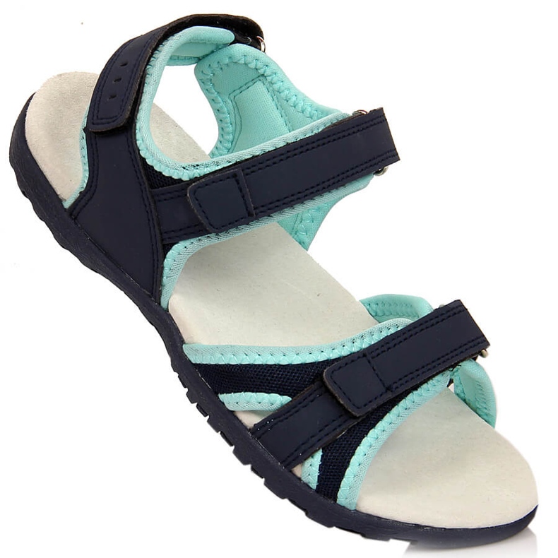 Marineblaue sportliche Mädchensandalen von American Club 1