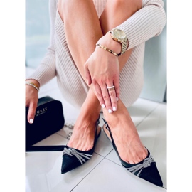 Ballerinas mit hohen Absätzen für Taylor Black Chanel schwarz 2