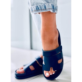 Tawny Blue Hausschuhe für Damen blau 2