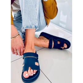 Tawny Blue Hausschuhe für Damen blau 1