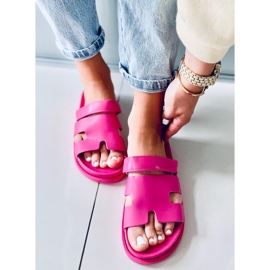 Tawny Pfirsich Hausschuhe für Damen rosa 2