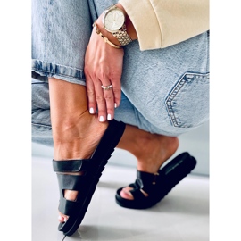 Tawny schwarze Hausschuhe für Damen 2