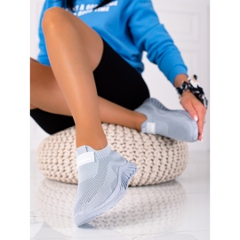 SHELOVET Sportschuhe zum Hineinschlüpfen grau 2