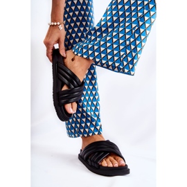 PJ1 Klassische schwarze Lederhausschuhe für Damen Daron 2