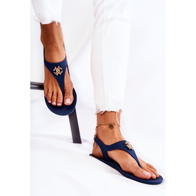 Damensandalen Marineblau Sonner 2