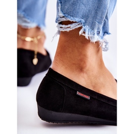 PH1 Schwarze Keil-Loafer aus Wildleder für Damen La Cava 2