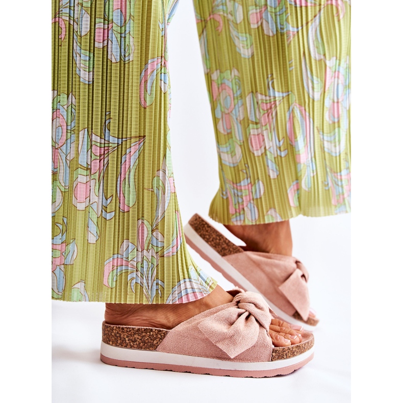 PG1 Hausschuhe auf der so bequemen rosa Plattform 2