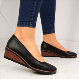 Schwarze Keilpumps W Vinceza 2