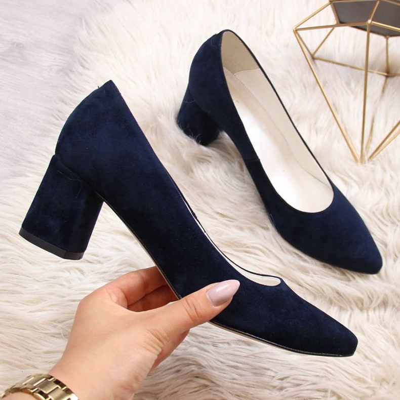 Pumps an der Säule, marineblau Juma navy blau 1