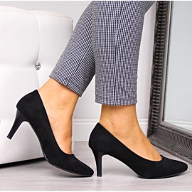 Schwarze Wildlederpumps W Sergio Leone 2