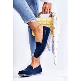 PH1 Damen-Loafer aus Wildleder Marineblau Millare 1