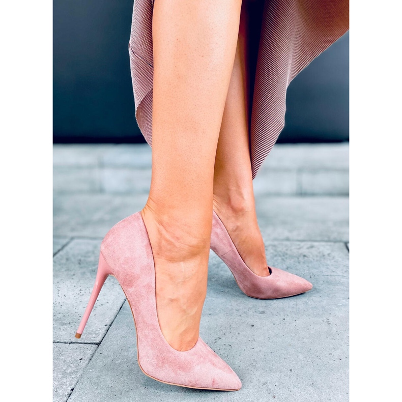 Pumps auf einem Stiletto-Absatz von Valeria Nude rosa 2