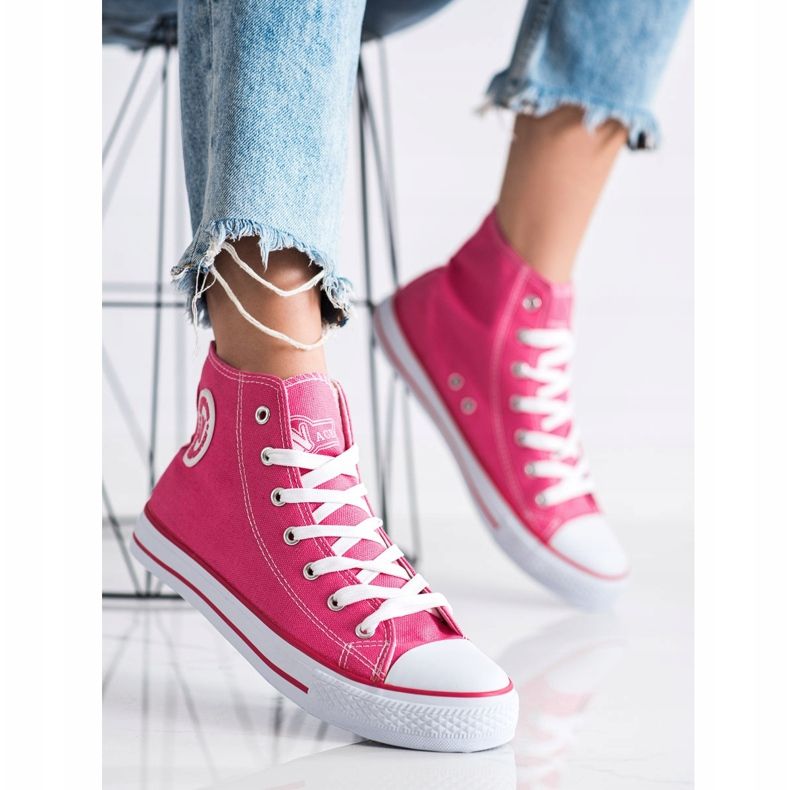 New Age High Sneakers rosa 2