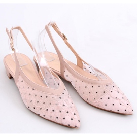 Spitzenballerinas ohne Absatz Margo Pink rosa 1