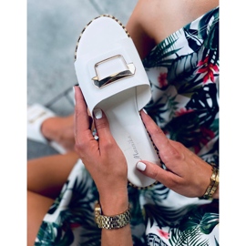 Linn White Damensandalen weiß 1